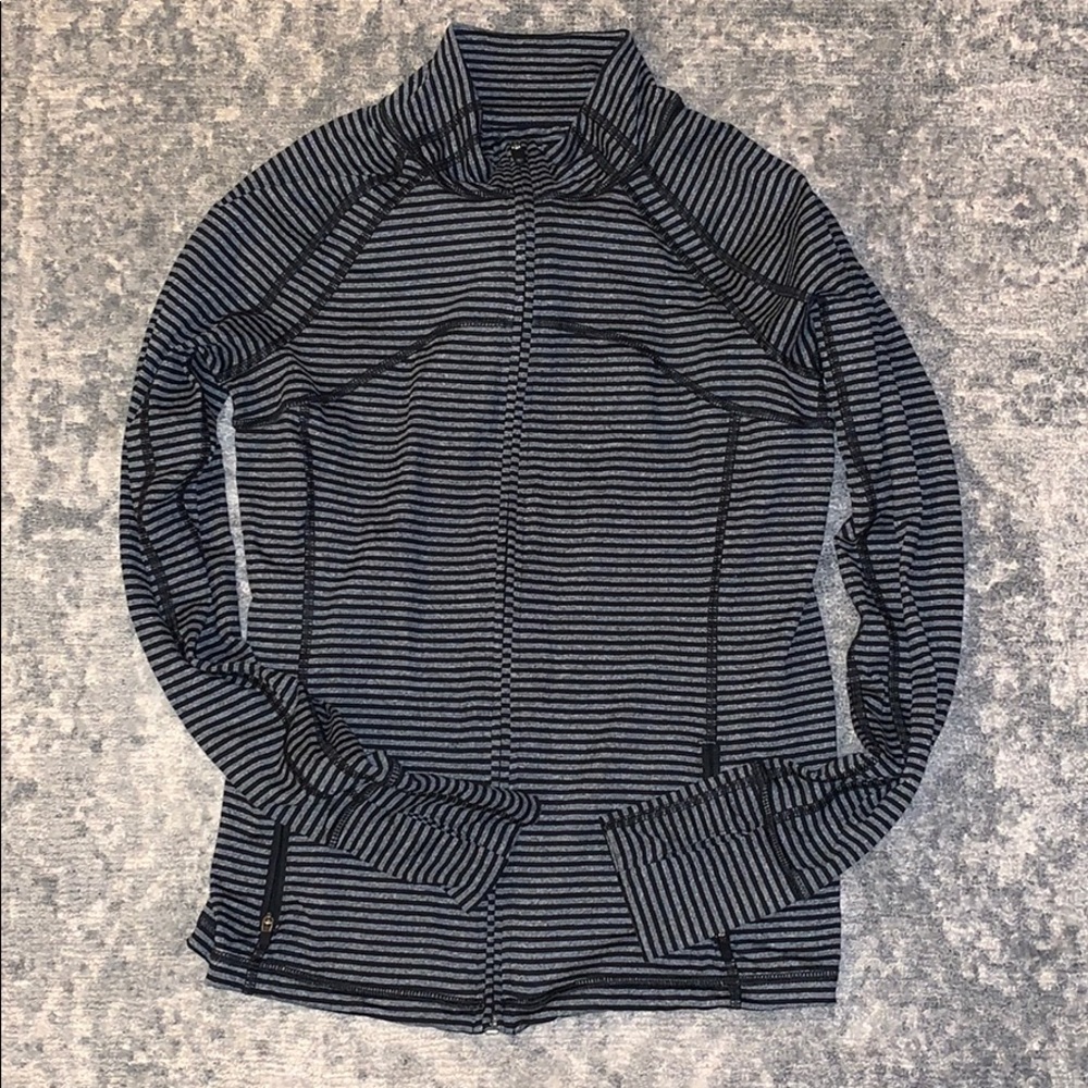 Workout stripe top